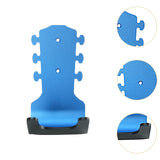 Maxbell Generic Guitar Wall Mount No Drill Hook Multipurpose 8.2x18cm Aluminum Alloy Blue