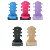 Maxbell Generic Guitar Wall Mount No Drill Hook Multipurpose 8.2x18cm Aluminum Alloy Blue