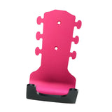 Maxbell Generic Guitar Wall Mount No Drill Hook Multipurpose 8.2x18cm Aluminum Alloy Red