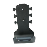 Maxbell Generic Guitar Wall Mount No Drill Hook Multipurpose 8.2x18cm Aluminum Alloy Black