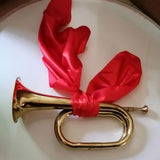 Maxbell Trumpet Bugle Blowing Musical Instrument for School Band Festival Atmosphere