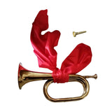 Maxbell Trumpet Bugle Blowing Musical Instrument for School Band Festival Atmosphere