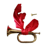 Maxbell Trumpet Bugle Blowing Musical Instrument for School Band Festival Atmosphere