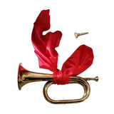 Maxbell Trumpet Bugle Blowing Musical Instrument for School Band Festival Atmosphere