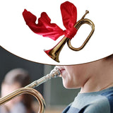 Maxbell Trumpet Bugle Cavalry Trumpet for Festival Atmosphere Performances Orchestra