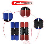 Maxbell 2Pcs Rhythm Shaker Percussion Instruments for Studio Party Supplies Drummers Red and Blue