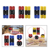 Maxbell 2Pcs Rhythm Shaker Percussion Instruments for Studio Party Supplies Drummers Red and Blue