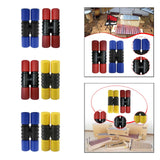 Maxbell 2Pcs Rhythm Shaker Percussion Instruments for Studio Party Supplies Drummers Red and Blue