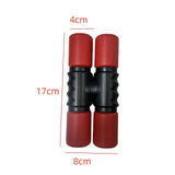 Maxbell 2Pcs Rhythm Shaker Percussion Instruments for Studio Party Supplies Drummers Red and Blue
