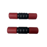 Maxbell 2Pcs Rhythm Shaker Percussion Instruments for Studio Party Supplies Drummers Red and Blue