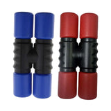 Maxbell 2Pcs Rhythm Shaker Percussion Instruments for Studio Party Supplies Drummers Red and Blue