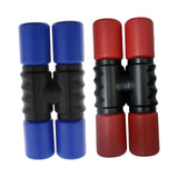 Maxbell 2Pcs Rhythm Shaker Percussion Instruments for Studio Party Supplies Drummers Red and Blue