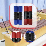 Maxbell 2Pcs Rhythm Shaker Percussion Instruments for Studio Party Supplies Drummers Red and Blue
