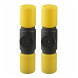 Maxbell 2Pcs Rhythm Shaker Percussion Instruments for Studio Party Supplies Drummers Red and Yellow