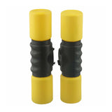 Maxbell 2Pcs Rhythm Shaker Percussion Instruments for Studio Party Supplies Drummers Red and Yellow