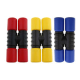 Maxbell 2Pcs Rhythm Shaker Percussion Instruments for Studio Party Supplies Drummers Red and Yellow