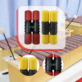 Maxbell 2Pcs Rhythm Shaker Percussion Instruments for Studio Party Supplies Drummers Red and Yellow