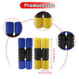 Maxbell 2Pcs Rhythm Shaker Percussion Instruments for Studio Party Supplies Drummers Yellow and Blue