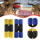 Maxbell 2Pcs Rhythm Shaker Percussion Instruments for Studio Party Supplies Drummers Yellow and Blue