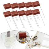 Maxbell 10 Pieces Electric Guitar Film Capacitors Instrument Parts for Guitars Parts