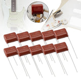 Maxbell 10 Pieces Electric Guitar Film Capacitors Instrument Parts for Guitars Parts