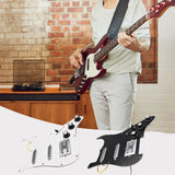 Maxbell SSH Electric Guitar Pickguard Humbucker Pickup Modern Guitar Parts White