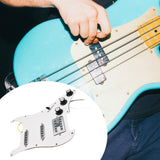 Maxbell SSH Electric Guitar Pickguard Humbucker Pickup Modern Guitar Parts White