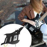 Maxbell SSH Electric Guitar Pickguard Humbucker Pickup Modern Guitar Parts Black