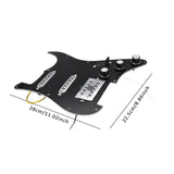 Maxbell SSH Electric Guitar Pickguard Humbucker Pickup Modern Guitar Parts Black
