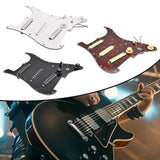 Maxbell Sss Guitar Pickguard Ceramic Practical DIY Prewired Pickguard Backplate Accs black
