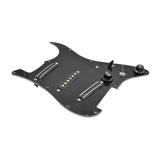 Maxbell Sss Guitar Pickguard Ceramic Practical DIY Prewired Pickguard Backplate Accs black