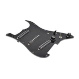 Maxbell Sss Guitar Pickguard Ceramic Practical DIY Prewired Pickguard Backplate Accs black