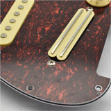 Maxbell Sss Guitar Pickguard Ceramic Practical DIY Prewired Pickguard Backplate Accs red