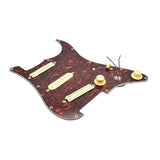 Maxbell Sss Guitar Pickguard Ceramic Practical DIY Prewired Pickguard Backplate Accs red