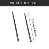 Maxbell 2Pcs Guitar Truss Rods Professional Portable Musical Instrument Repair Tools Black