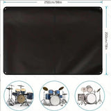 Maxbell Drum Set Dust Cover Large Water Resistant Drum Cover for Musical Instruments L