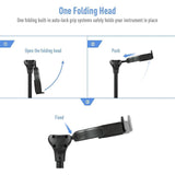 Maxbell Guitar Stand, Folding Height Adjustable for Ukulele Electric Guitar