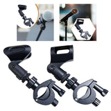 Maxbell Mic Clip Holder Podcasting Practice Trumpet Microphone Clamp Mount Style A