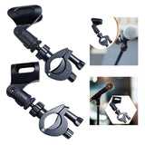 Maxbell Mic Clip Holder Podcasting Practice Trumpet Microphone Clamp Mount Style A