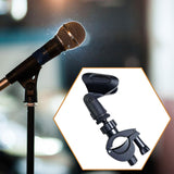 Maxbell Mic Clip Holder Podcasting Practice Trumpet Microphone Clamp Mount Style A