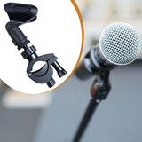 Maxbell Mic Clip Holder Podcasting Practice Trumpet Microphone Clamp Mount Style A