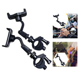 Maxbell Music Lyre Phone Holder Clip Clamp for Performance 1-2.5cm Mount Smartphones Style A