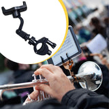 Maxbell Music Lyre Phone Holder Clip Clamp for Performance 1-2.5cm Mount Smartphones Style A
