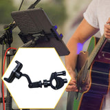 Maxbell Music Lyre Phone Holder Clip Clamp for Performance 1-2.5cm Mount Smartphones Style A