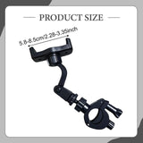 Maxbell Music Lyre Phone Holder Clip Clamp for Performance 1-2.5cm Mount Smartphones Style A