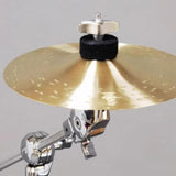Maxbell 10x Cymbal Replacement Accessories Drum Parts for Practice Concert Black