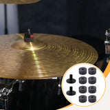 Maxbell 10x Cymbal Replacement Accessories Drum Parts for Practice Concert Grey