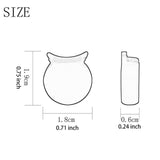 Maxbell 8x Clarinet Thumb Rest Support Silicone Clarinet Finger Support for Clarinet White