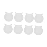 Maxbell 8x Clarinet Thumb Rest Support Silicone Clarinet Finger Support for Clarinet White
