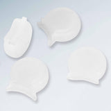 Maxbell 8x Clarinet Thumb Rest Support Silicone Clarinet Finger Support for Clarinet White